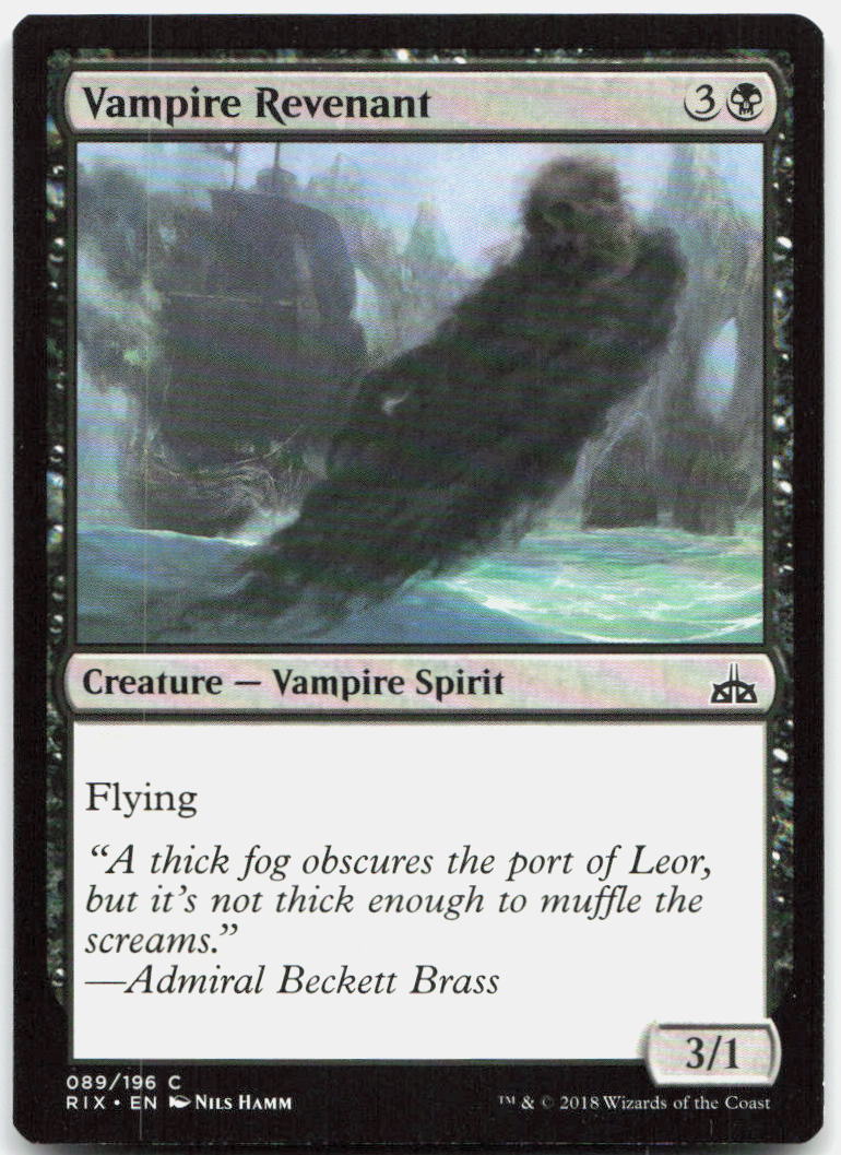 Vampire Revenant NM C Rivals of Ixalan 89