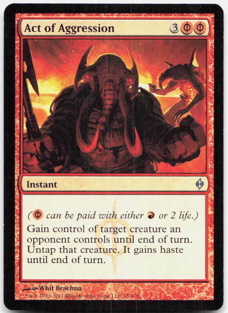 Act of Aggression NM U New Phyrexia 78