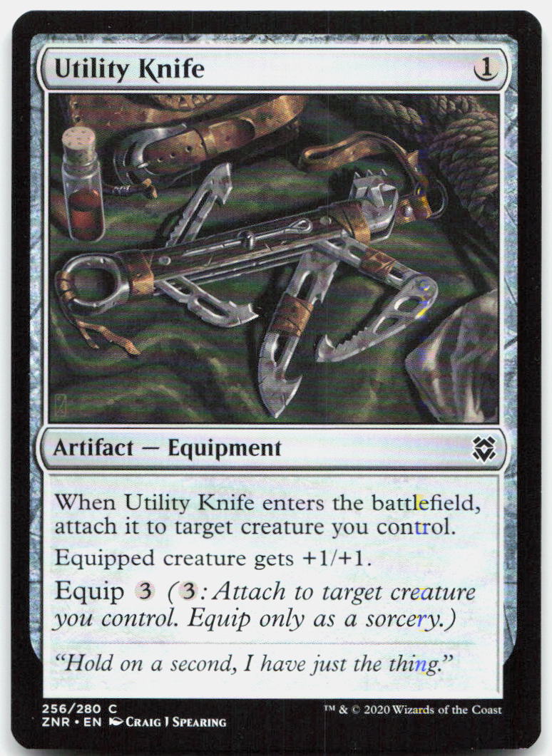 Utility Knife NM C Zendikar Rising 256