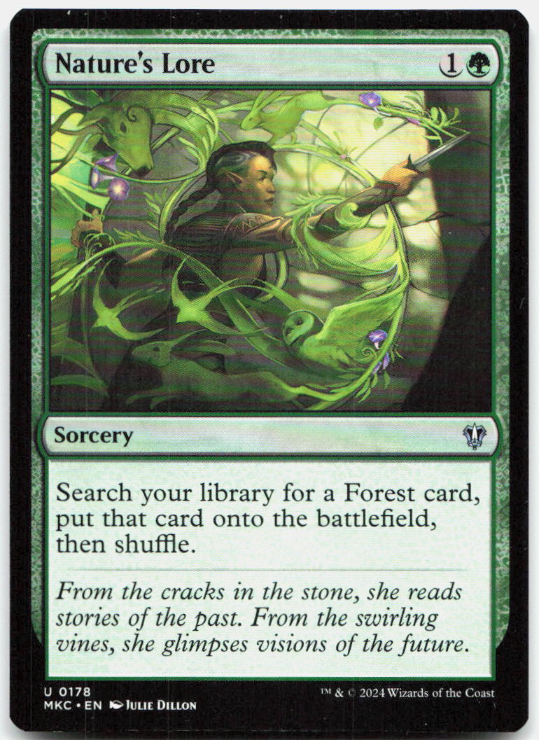 Nature's Lore NM U Commander: Murders at Karlov Manor 178