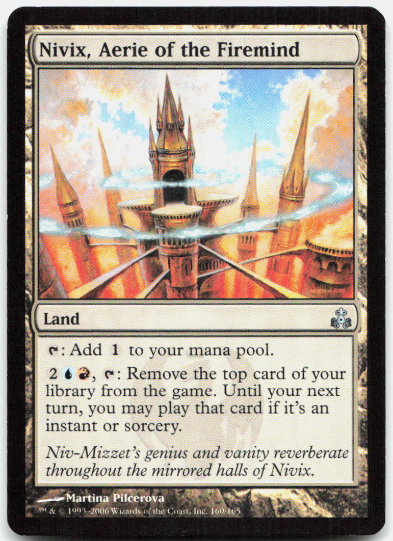 Nivix, Aerie of the Firemind NM U Guildpact 160