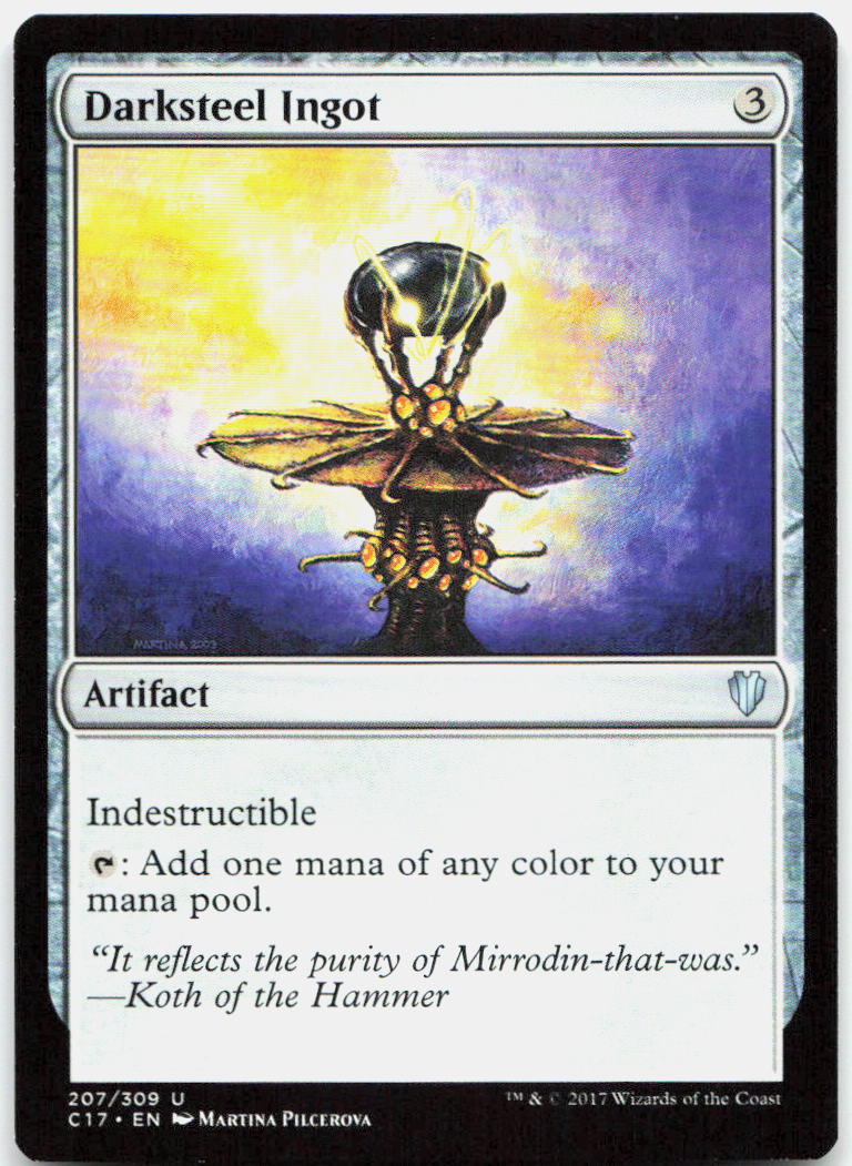 Darksteel Ingot NM U Commander 2017 207