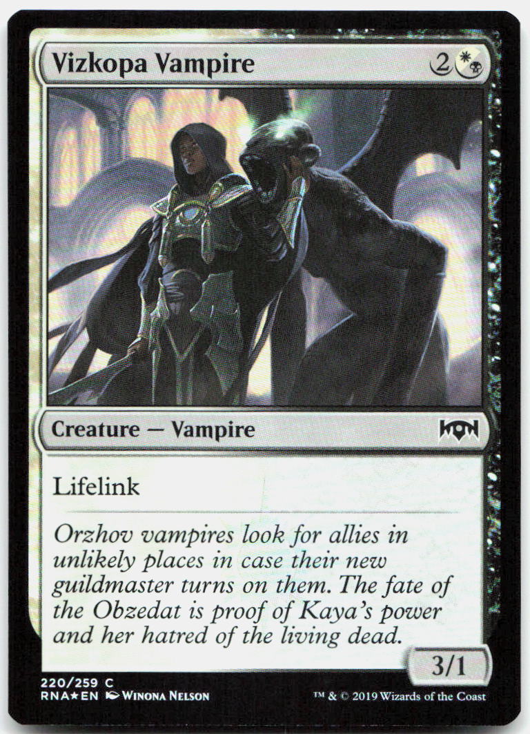 Vizkopa Vampire NM Foil C Ravnica Allegiance 220