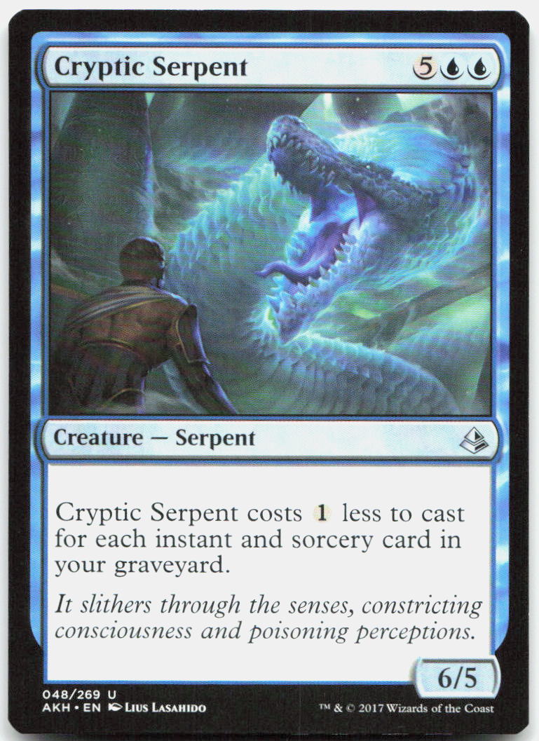 Cryptic Serpent NM U Amonkhet 48
