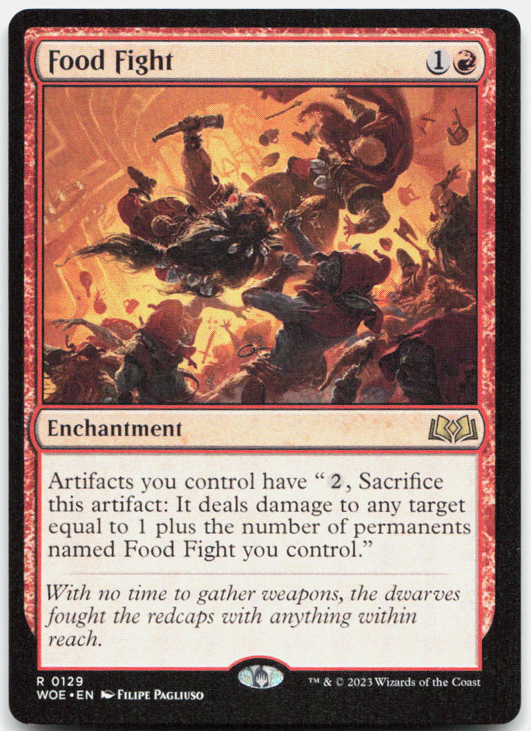 Food Fight NM R Wilds of Eldraine 129