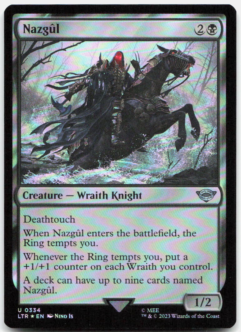 Nazgul NM Foil U : The Lord of the Rings: Tales of Middle-earth 334