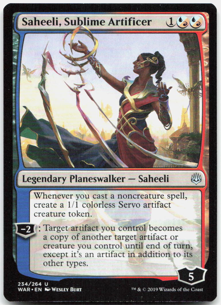 Saheeli, Sublime Artificer NM U War of the Spark 234