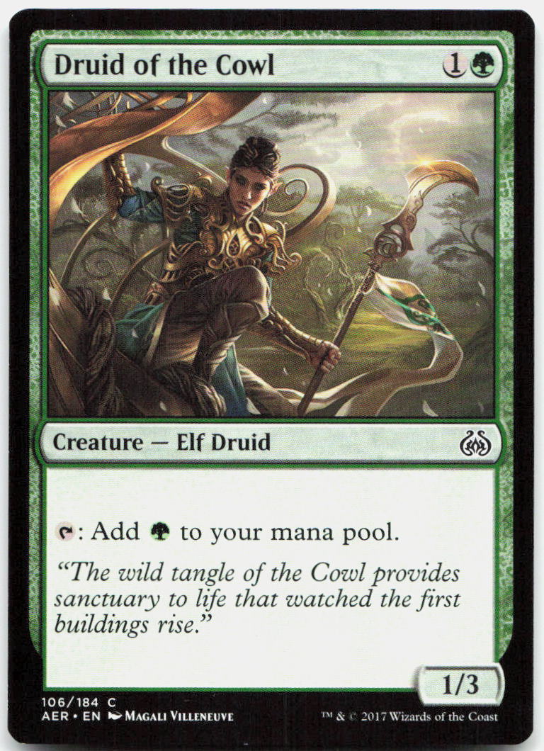 Druid of the Cowl NM C Aether Revolt 106