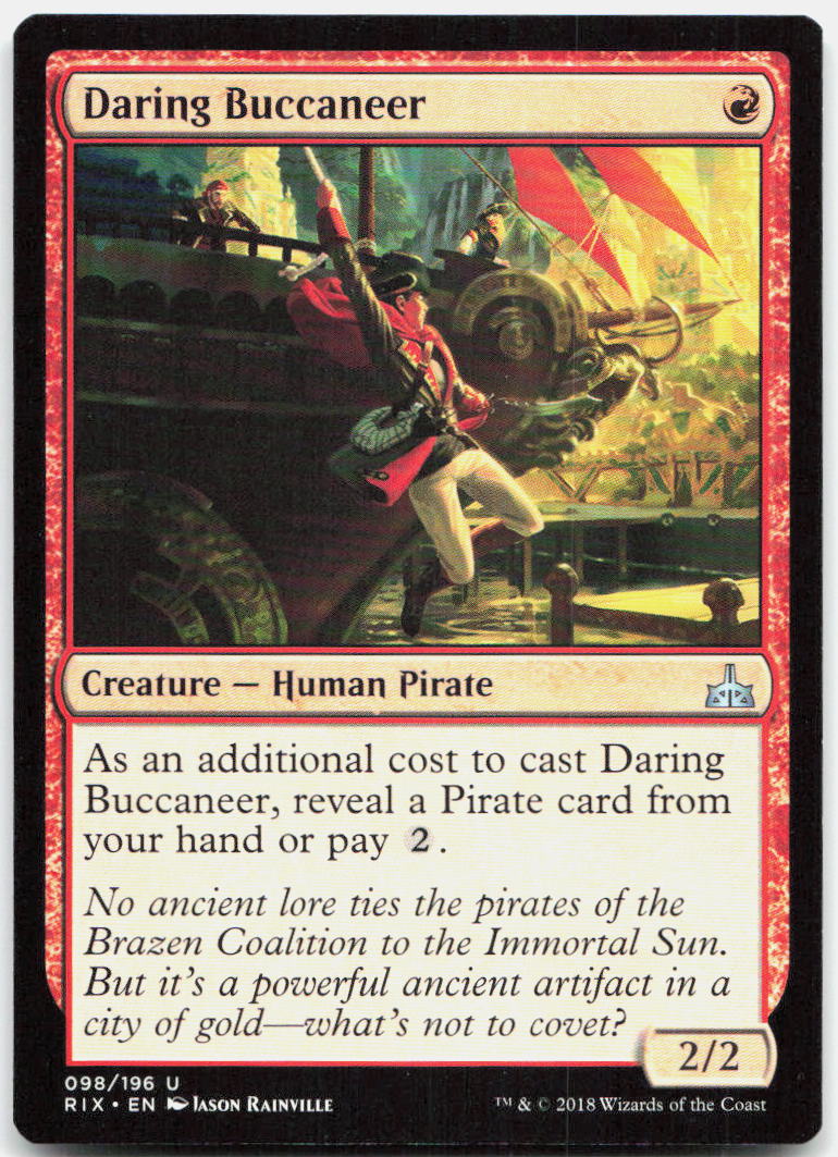 Daring Buccaneer NM U Rivals of Ixalan 98