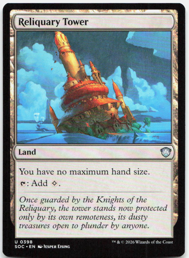 Reliquary Tower NM U Commander: Secrets of Strixhaven 398