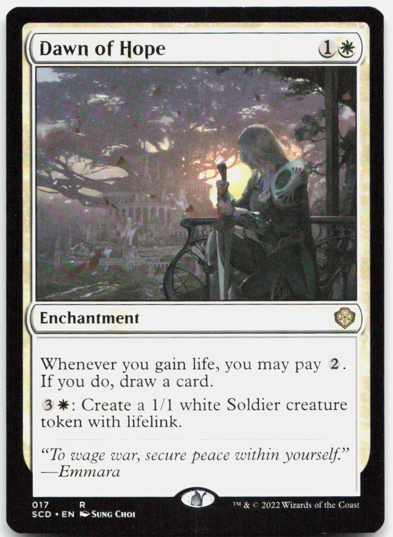 Dawn of Hope NM R Starter Commander Decks 17