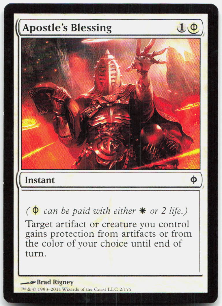 Apostle's Blessing NM C New Phyrexia 2