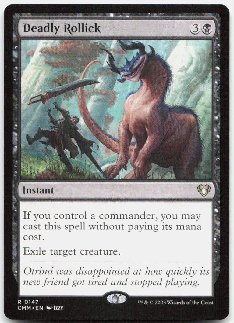 Deadly Rollick NM R Commander Masters 147