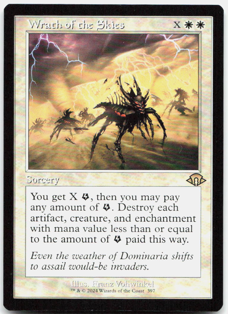 Wrath of the Skies (Retro Frame) NM R Modern Horizons 3 397
