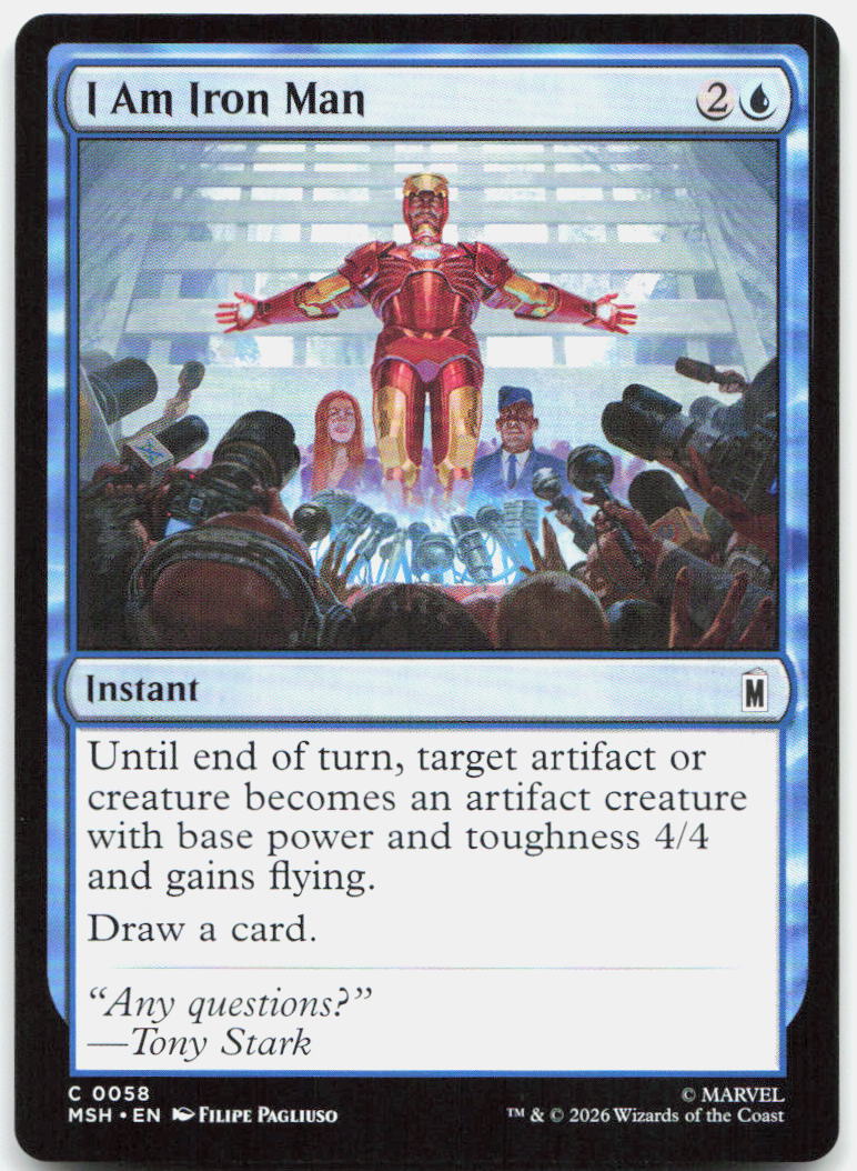 I Am Iron Man NM C Marvel Super Heroes 58