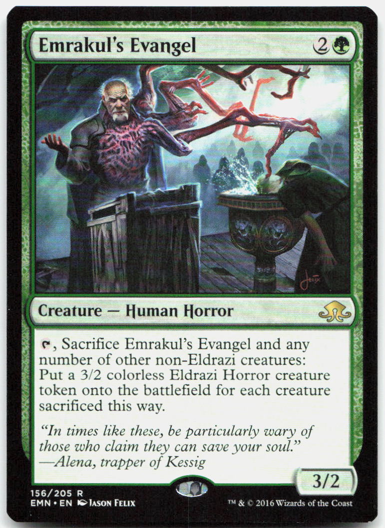 Emrakul's Evangel NM R Eldritch Moon 156