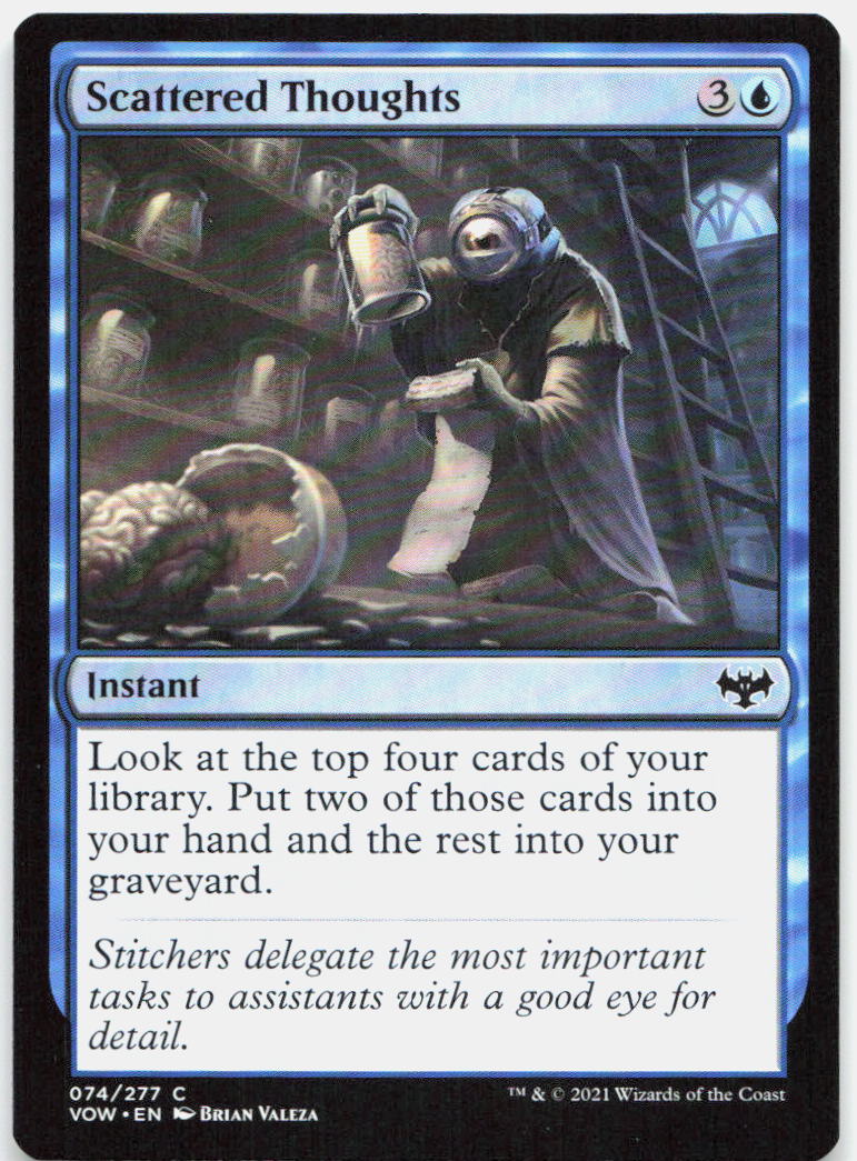 Scattered Thoughts NM C Innistrad: Crimson Vow 74