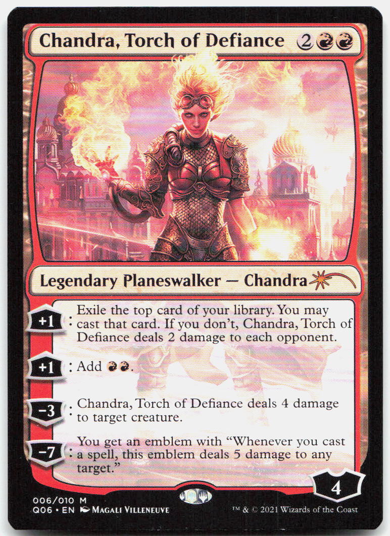 Chandra, Torch of Defiance NM M Unique and Miscellaneous Promos 6
