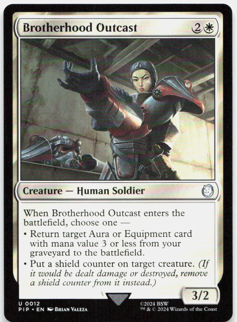 Brotherhood Outcast NM U Universes Beyond: Fallout 12