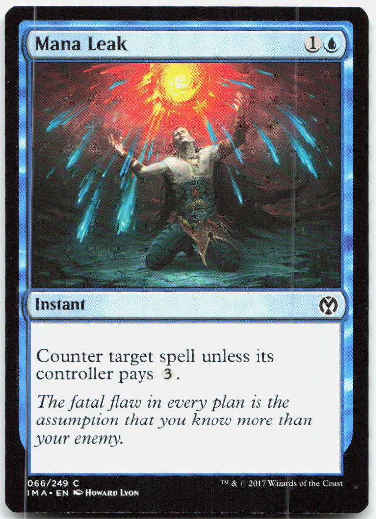 Mana Leak NM C Iconic Masters 66