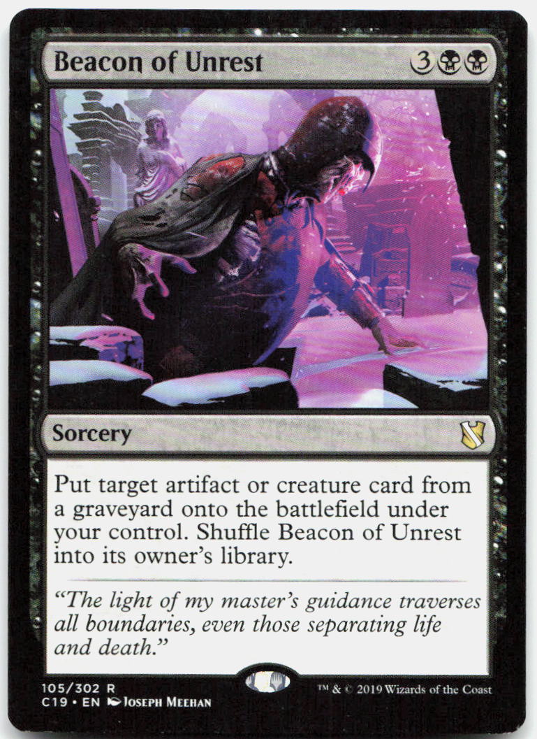 Beacon of Unrest NM R Commander 2019 105