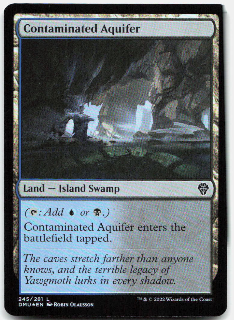 Contaminated Aquifer NM Foil L Dominaria United 245