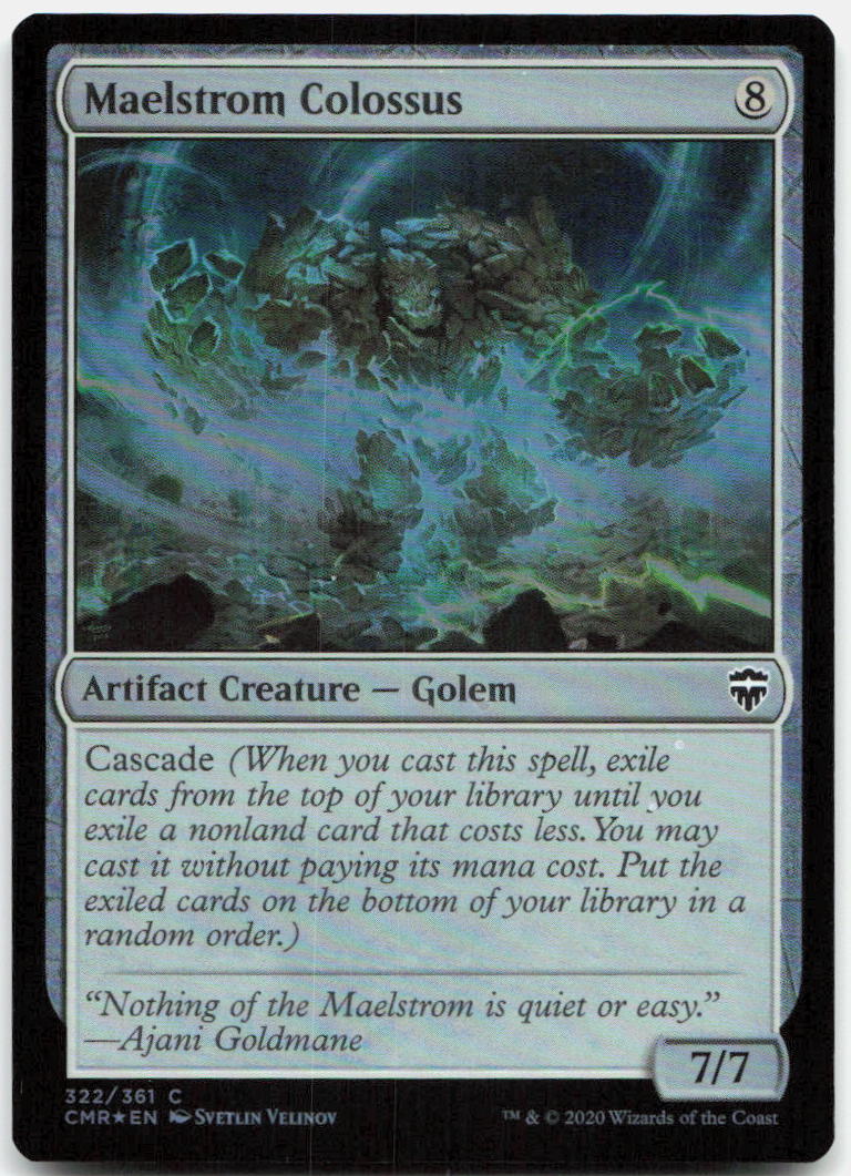 Maelstrom Colossus NM Foil C Commander Legends 322