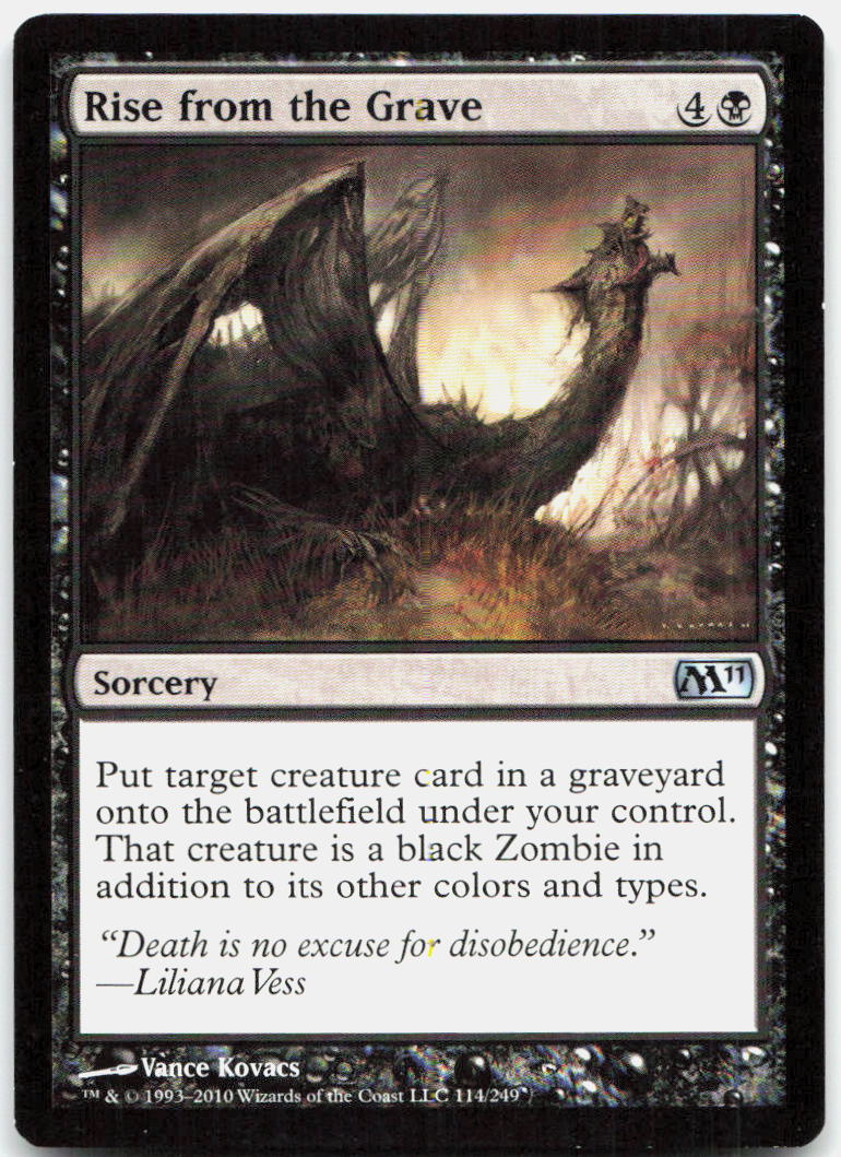Rise from the Grave NM U Magic 2010 (M10) 109