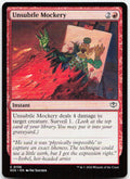 Unsubtle Mockery NM C Secrets of Strixhaven 136