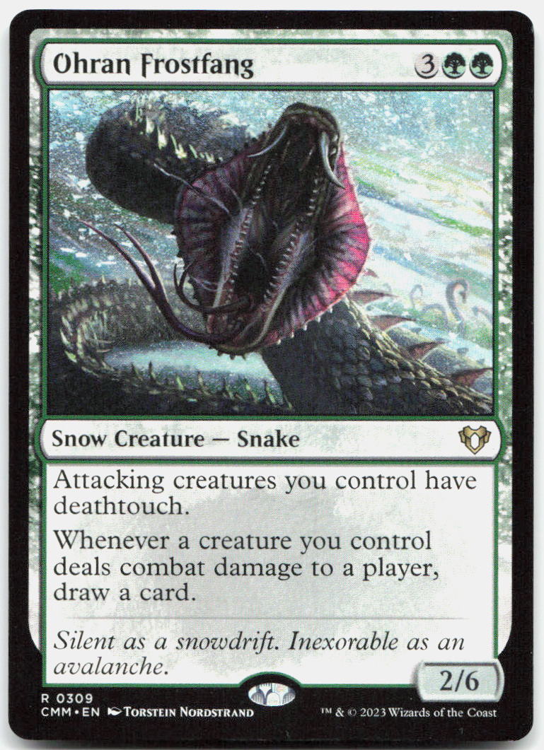 Ohran Frostfang NM R Commander Masters 309