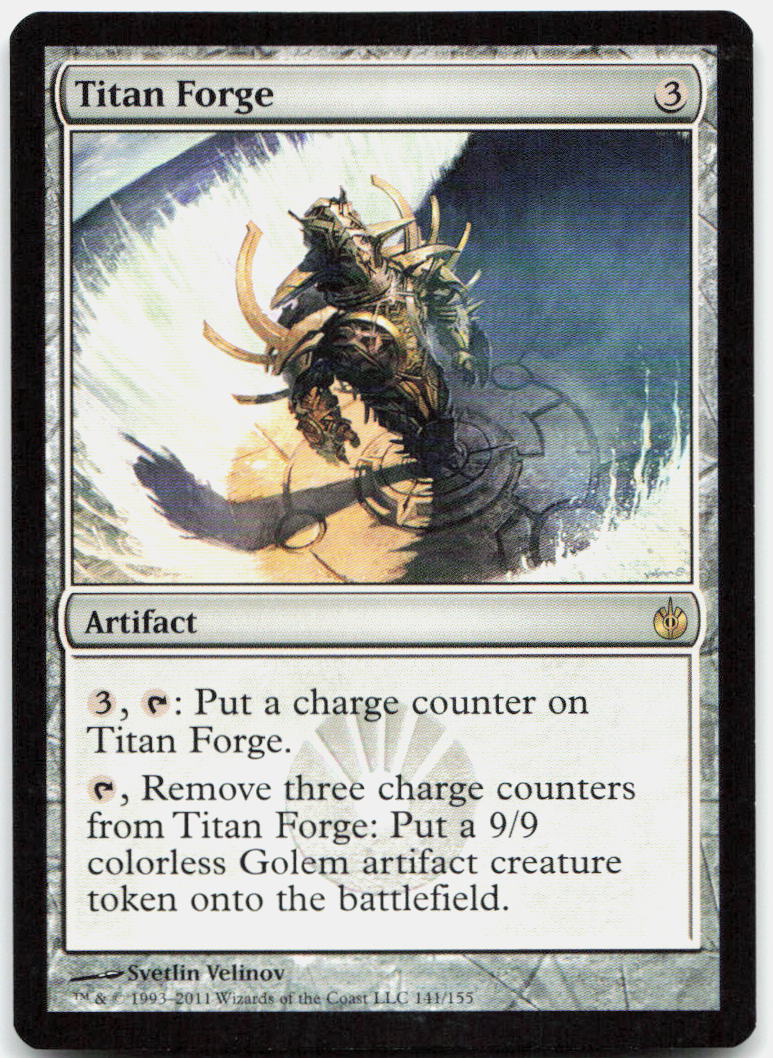 Titan Forge NM R Mirrodin Besieged 141