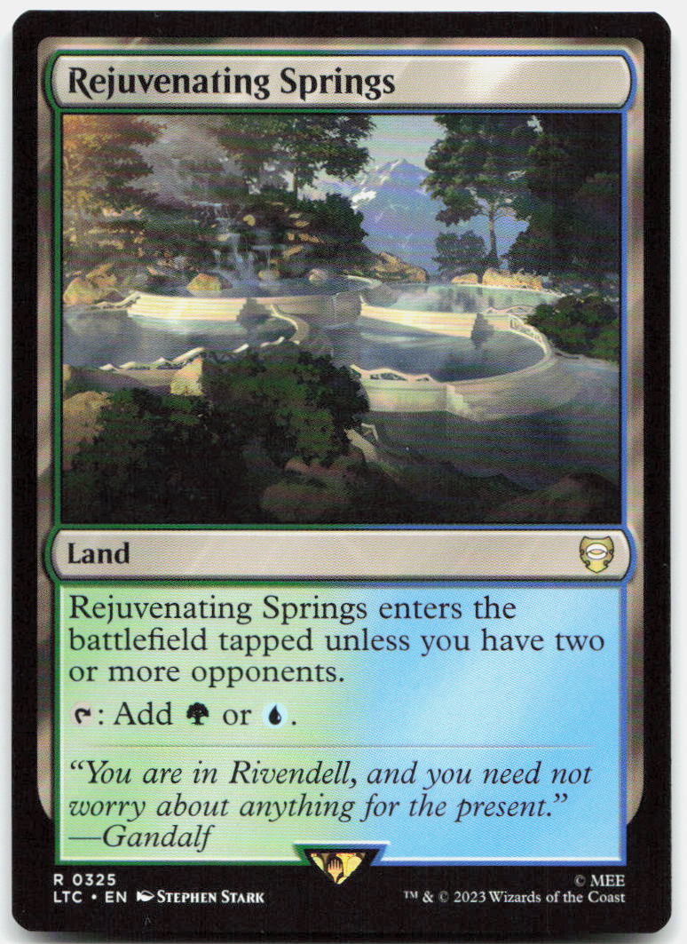Rejuvenating Springs NM R : The Lord of the Rings: Tales of Middle-earth 325