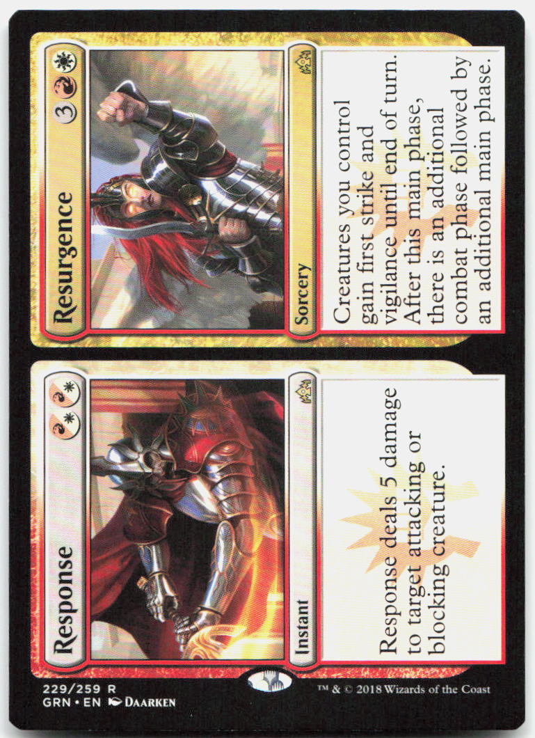Response // Resurgence NM R Guilds of Ravnica 229