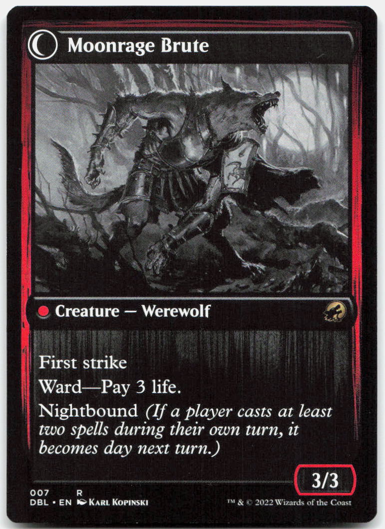 Brutal Cathar NM R Innistrad: Double Feature 7