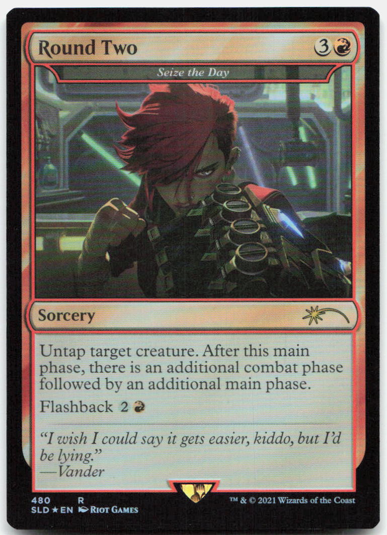Round Two - Seize the Day NM Foil R Secret Lair Drop Series 480