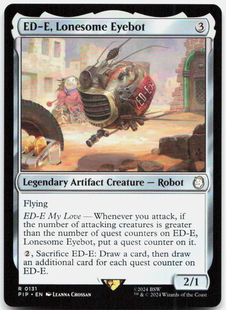 ED-E, Lonesome Eyebot NM R Universes Beyond: Fallout 131