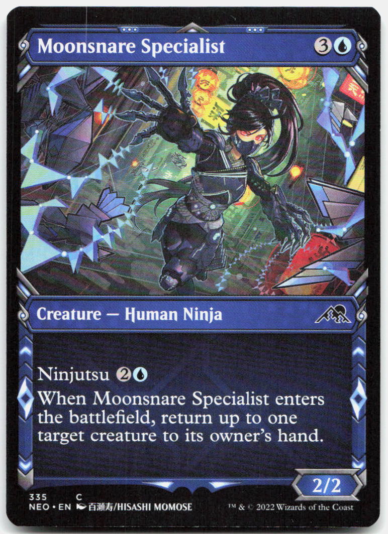 Moonsnare Specialist (Showcase) NM C Kamigawa: Neon Dynasty 335