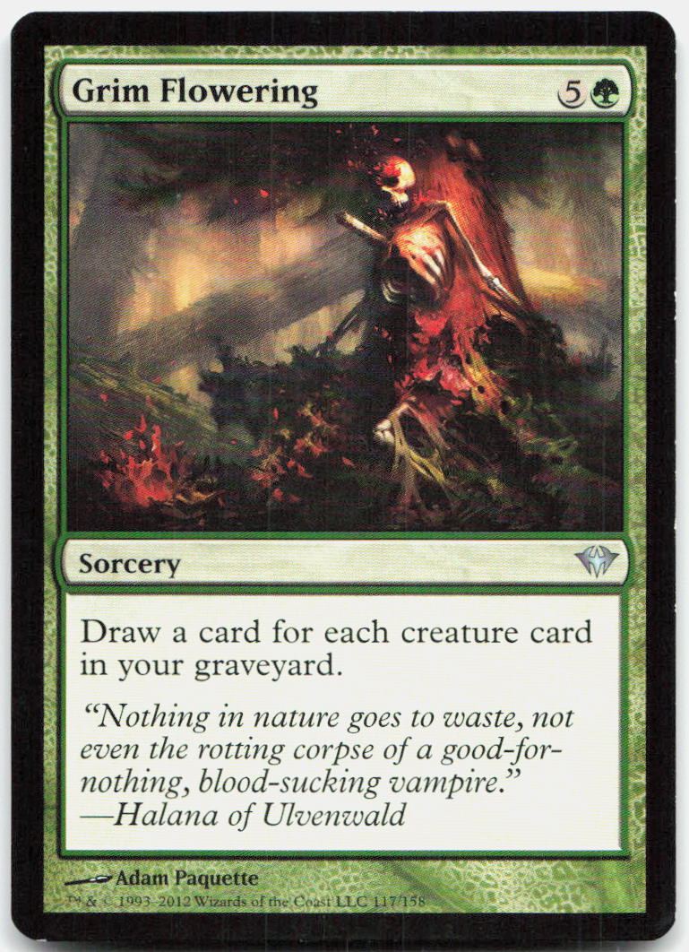 Grim Flowering NM U Commander 2014 198