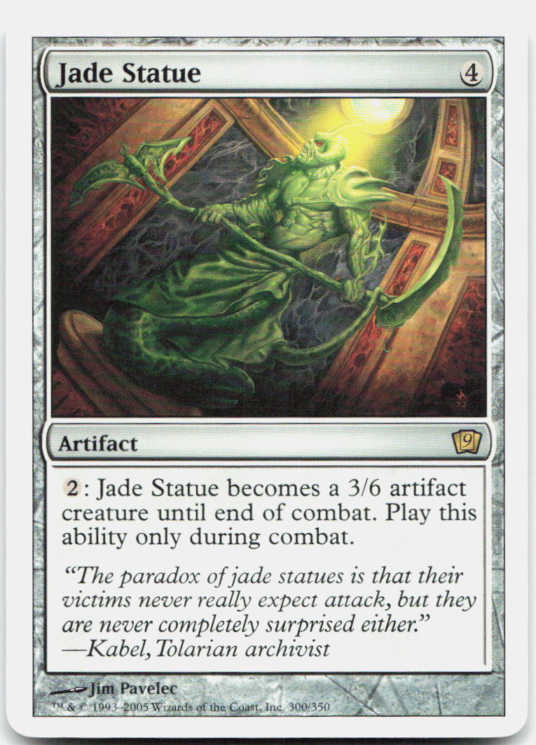 Jade Statue NM R 9th Edition 300
