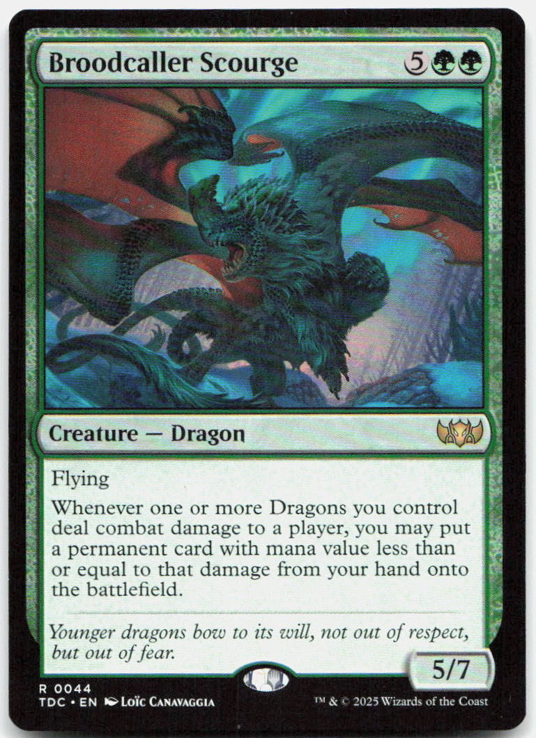 Broodcaller Scourge NM R Commander: Tarkir: Dragonstorm 44
