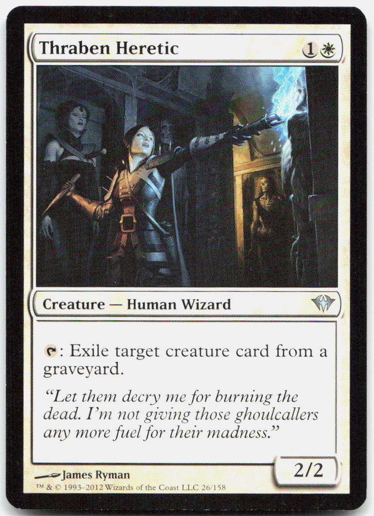 Thraben Heretic NM U Dark Ascension 26