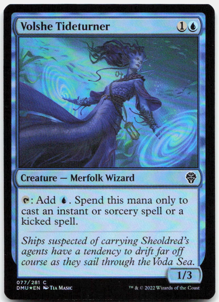 Volshe Tideturner NM Foil C Dominaria United 77