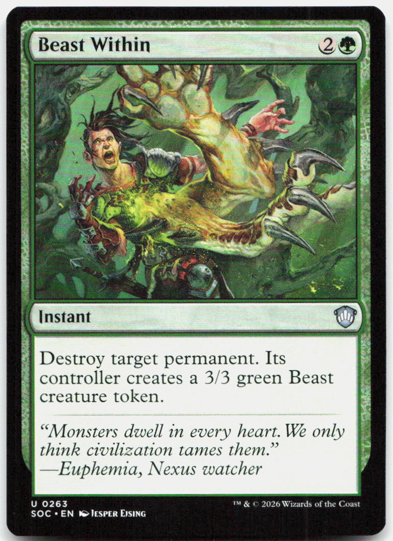 Beast Within NM U Commander: Secrets of Strixhaven 263