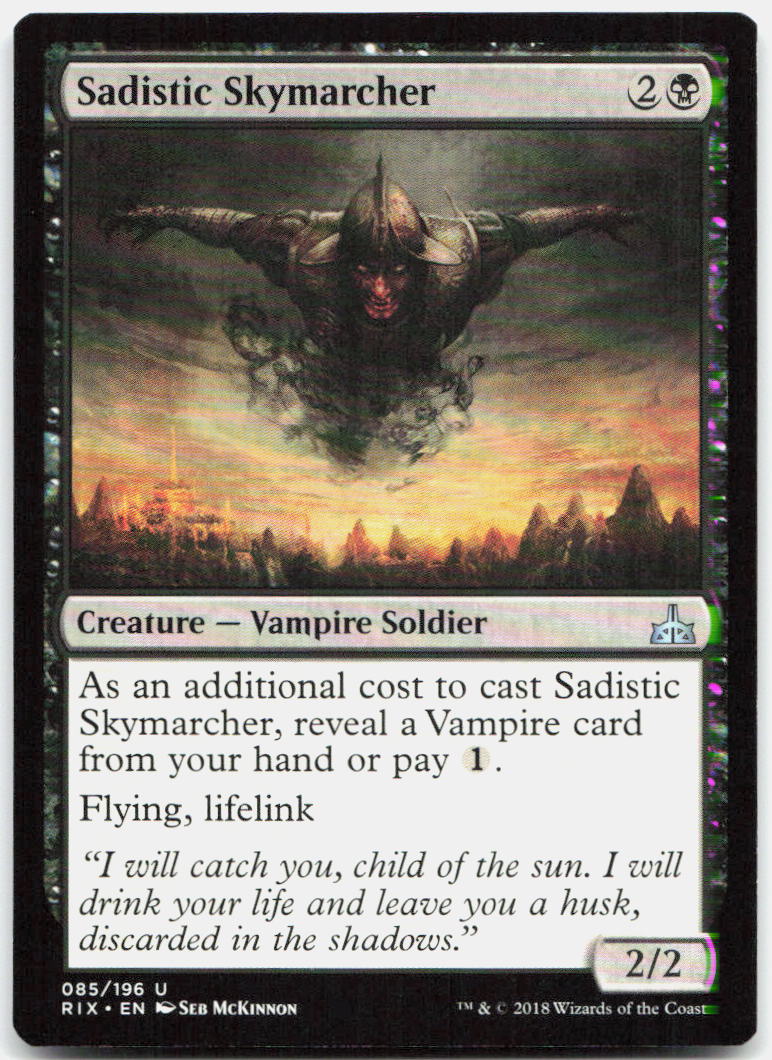 Sadistic Skymarcher NM U Rivals of Ixalan 85