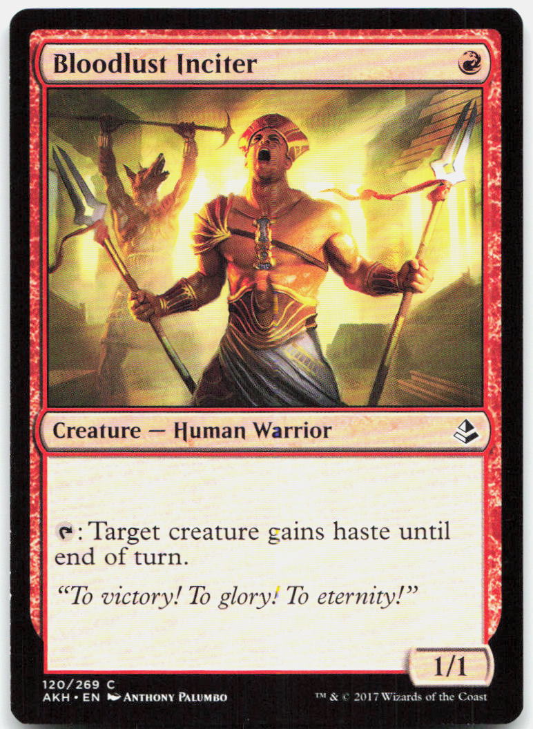 Bloodlust Inciter NM C Amonkhet 120