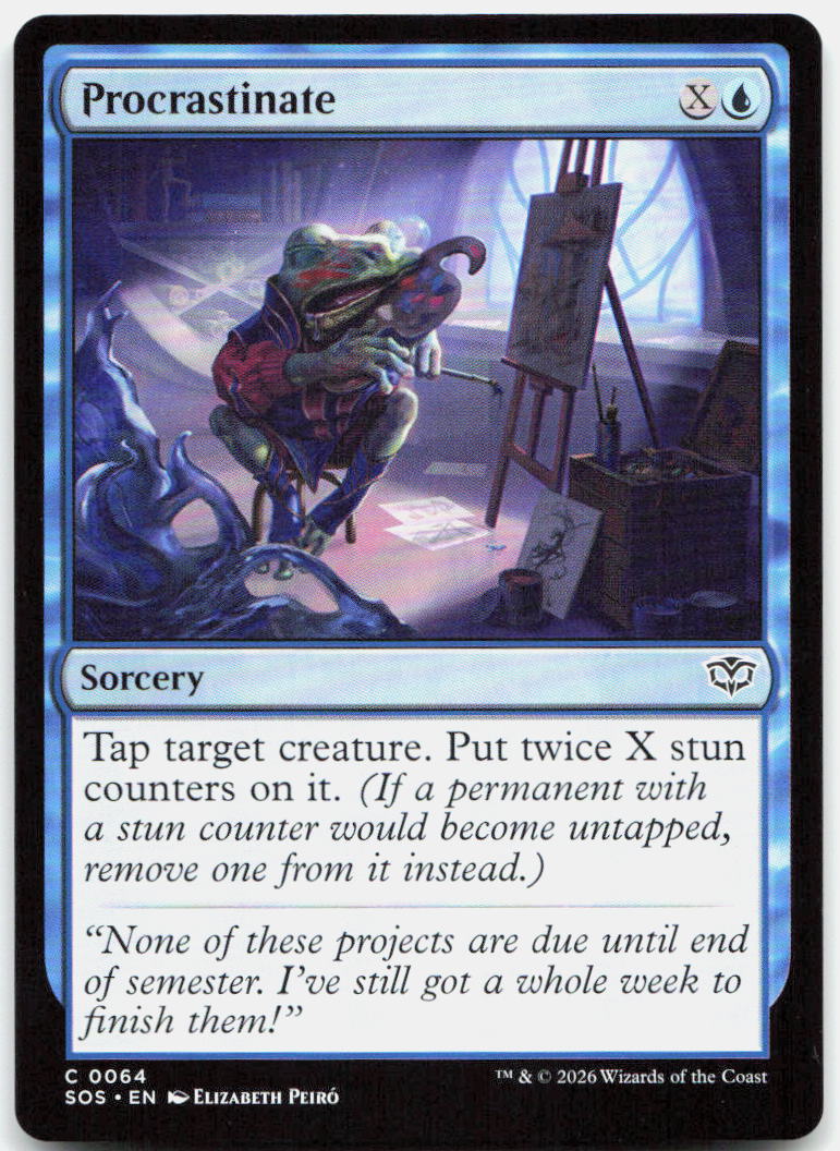 Procrastinate NM C Secrets of Strixhaven 64