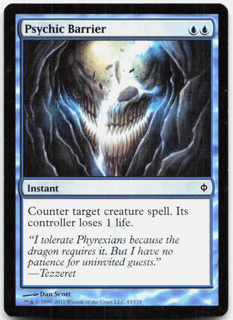 Psychic Barrier NM C New Phyrexia 43