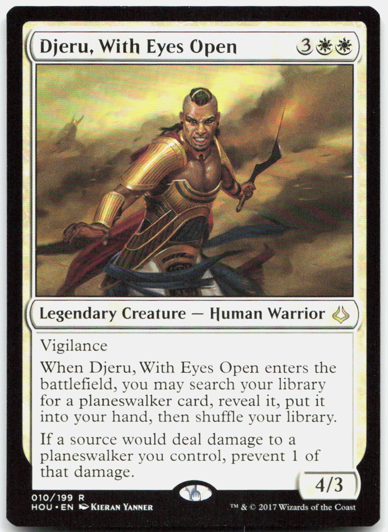 Djeru, With Eyes Open NM R Hour of Devastation 10