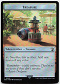 Treasure (0002) // Gnome Soldier Double-Sided Token NM Foil T Universes Beyond: