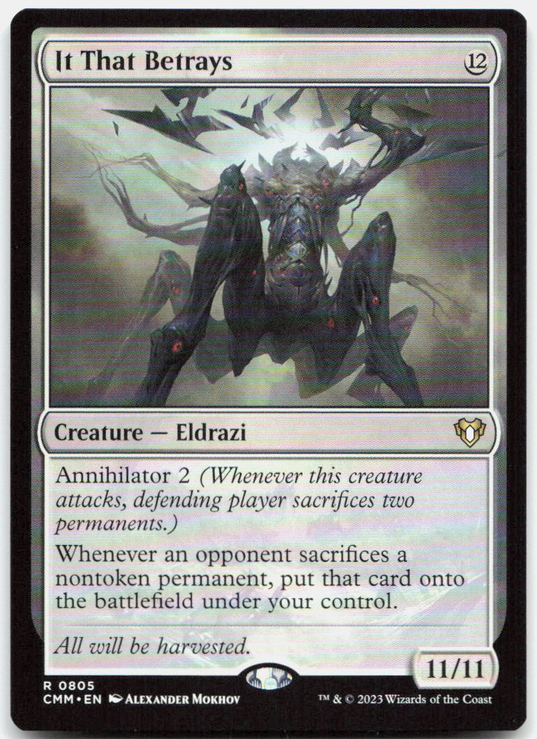 It That Betrays NM R Commander Masters 805